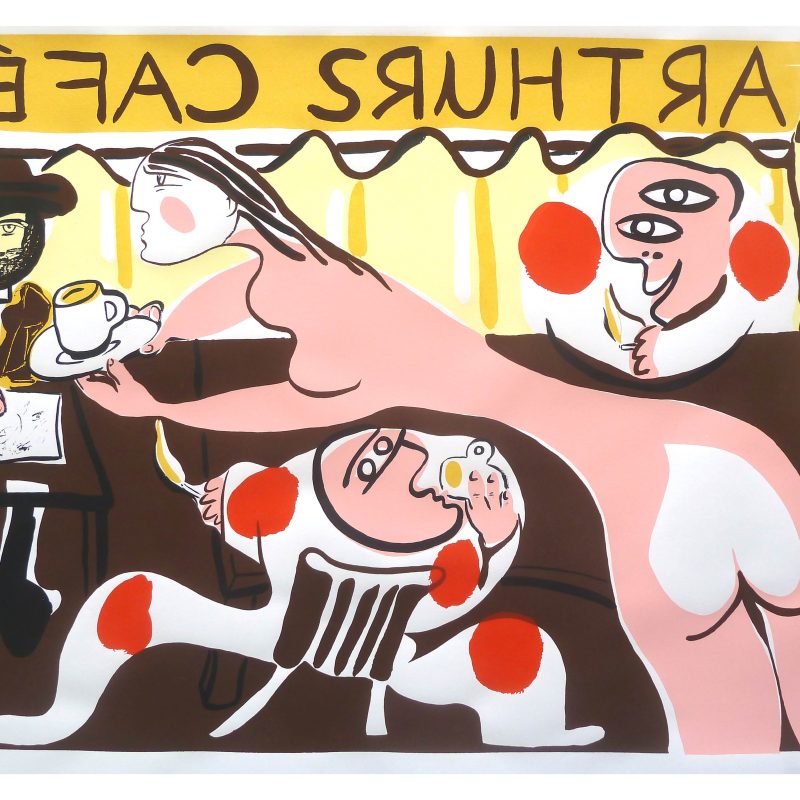 Smithfield market cafe scene