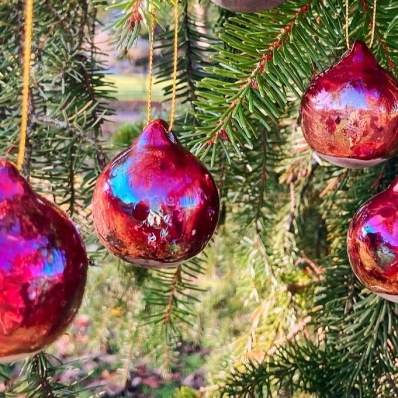 Adam ceramic microwave raku Baubles for sale in Brighton 