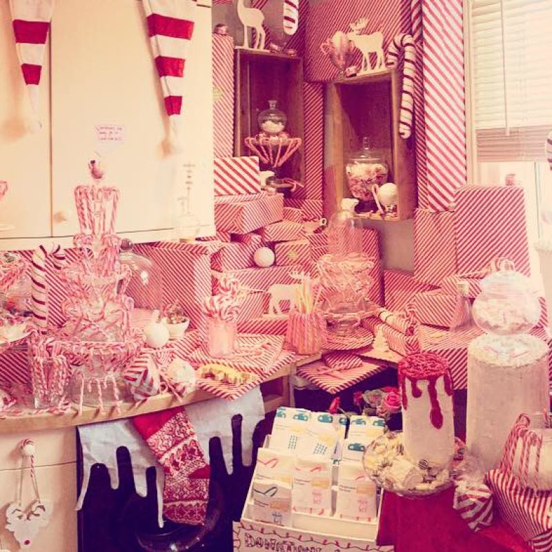 Candy Cane land at 11 Rugby Road Brighton by AdamCeramic 