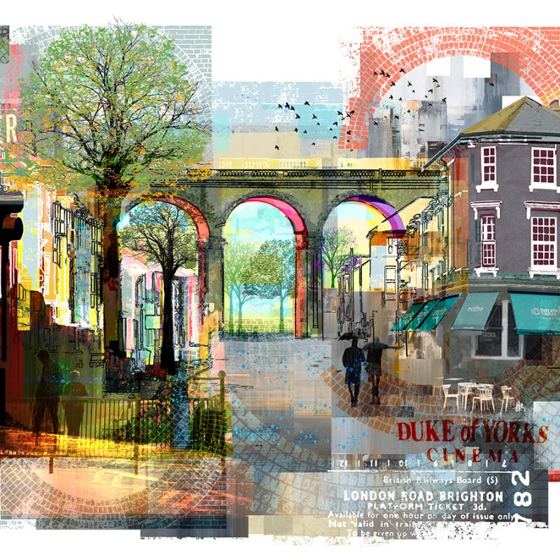 print of brighton viaduct