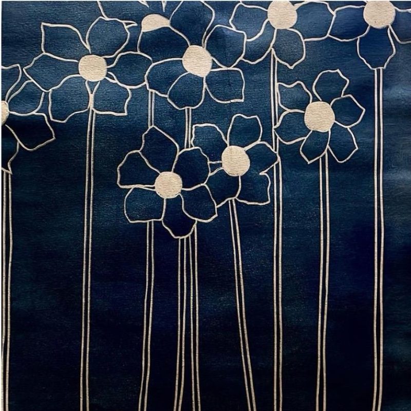 Anemones Lino print. A3 unframed