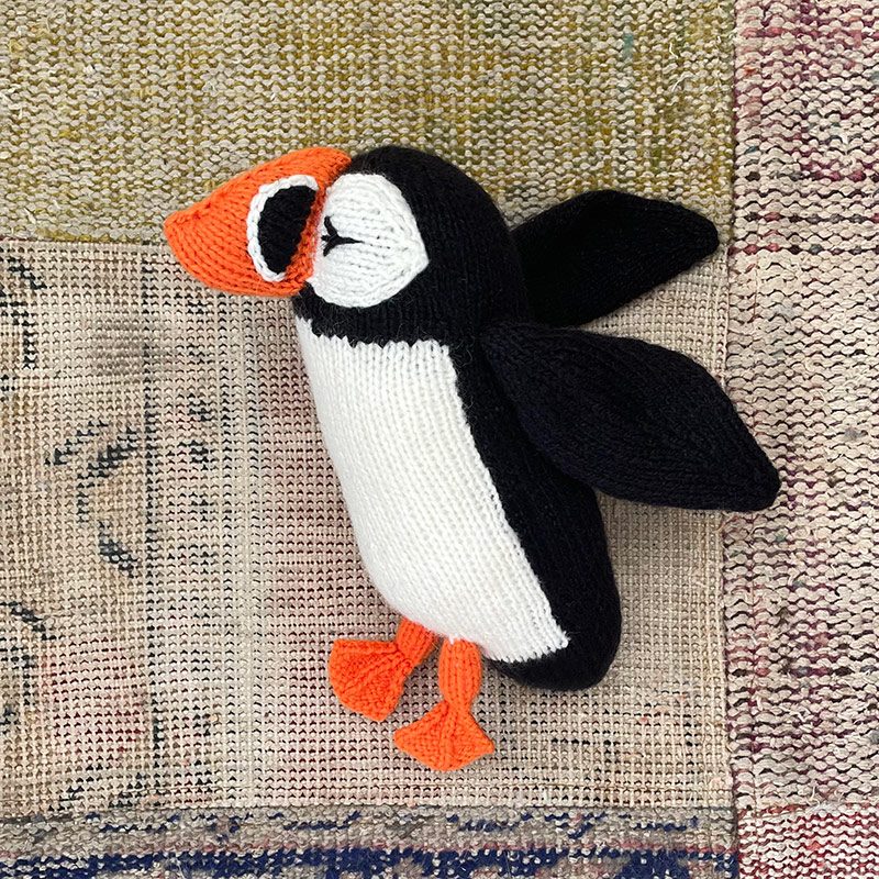 Knitted Toy Puffin