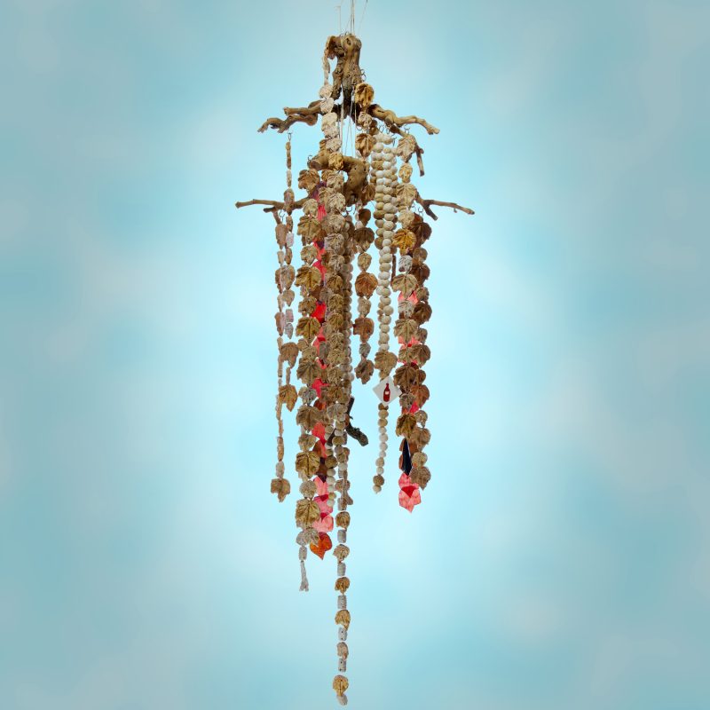Chandelier made from biomaterials