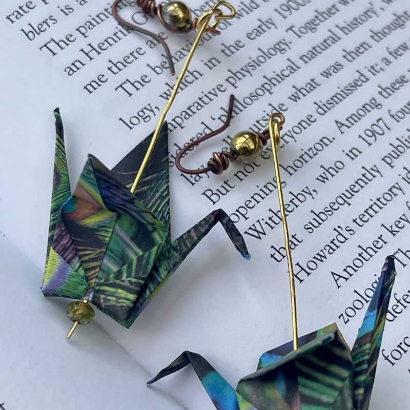 Origami earrings
