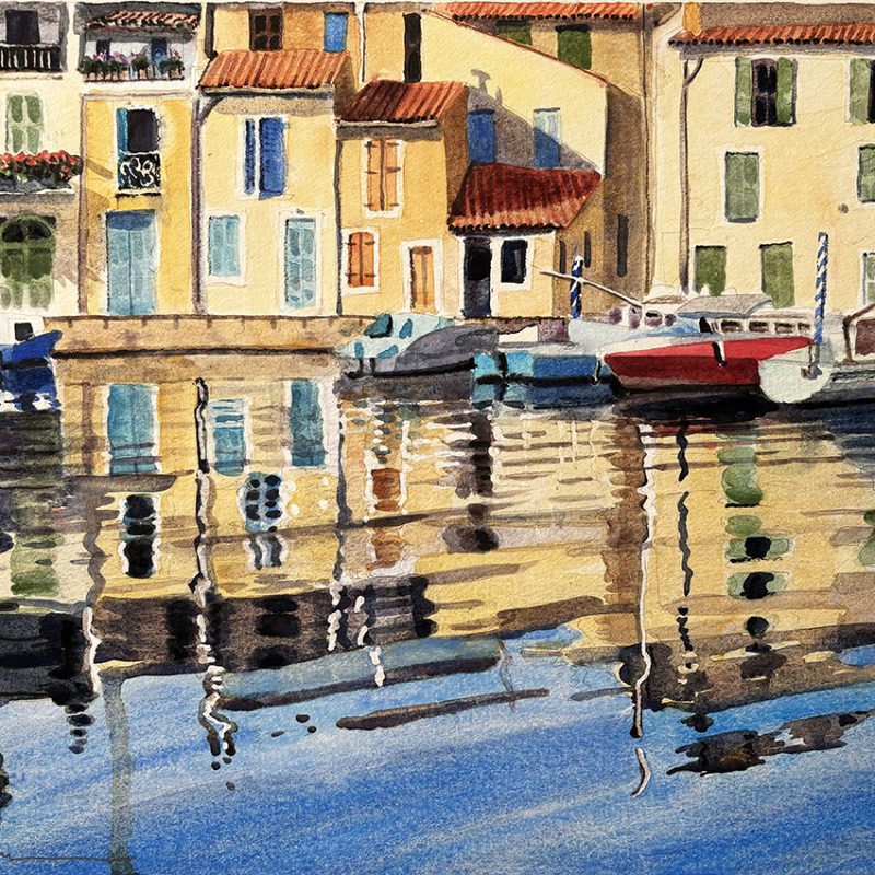 Harbour with afternoon Shadows