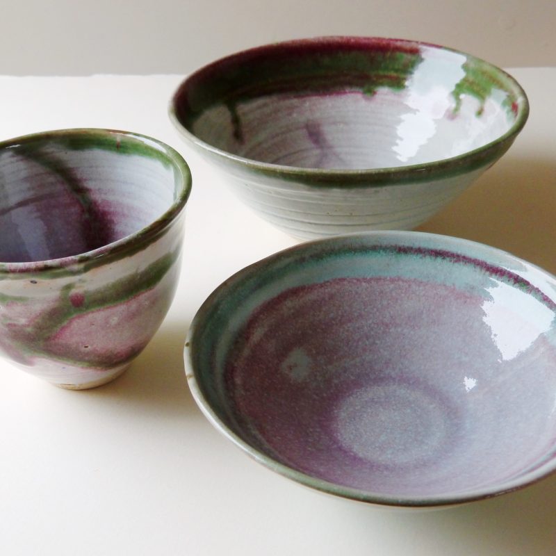 Three small bowls