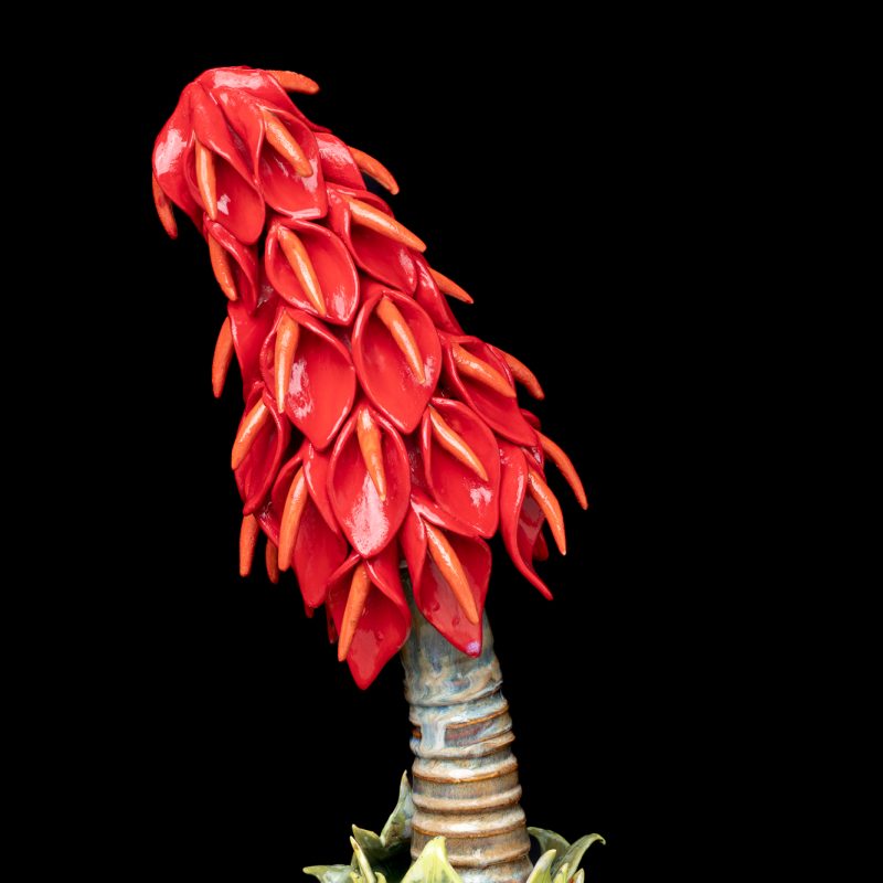 thrown and modelled stoneware