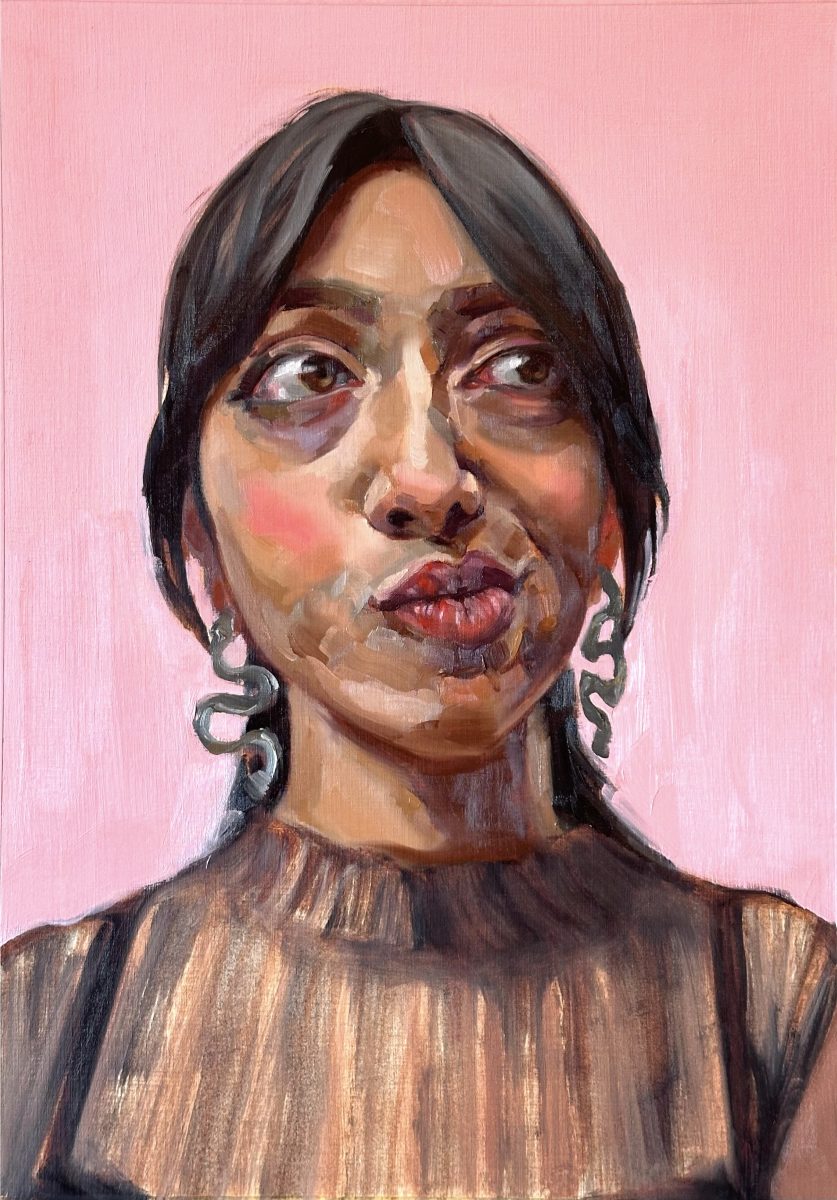 Portrait of an Asian woman.