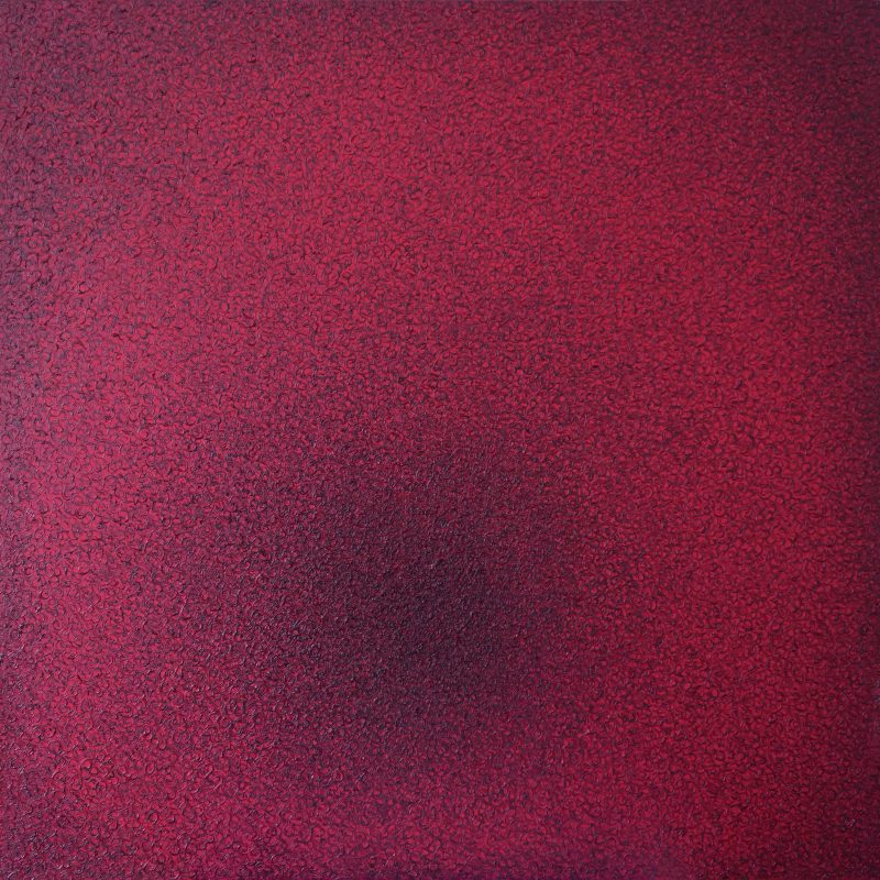 Textured dark red painting 