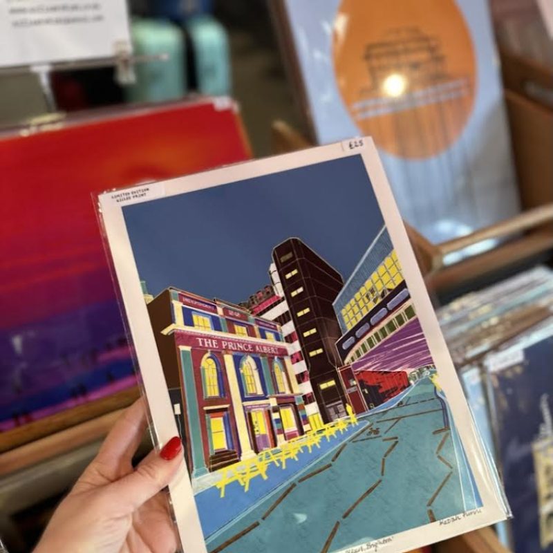 Printed image of  The Prince Albert Pub, Brighton 