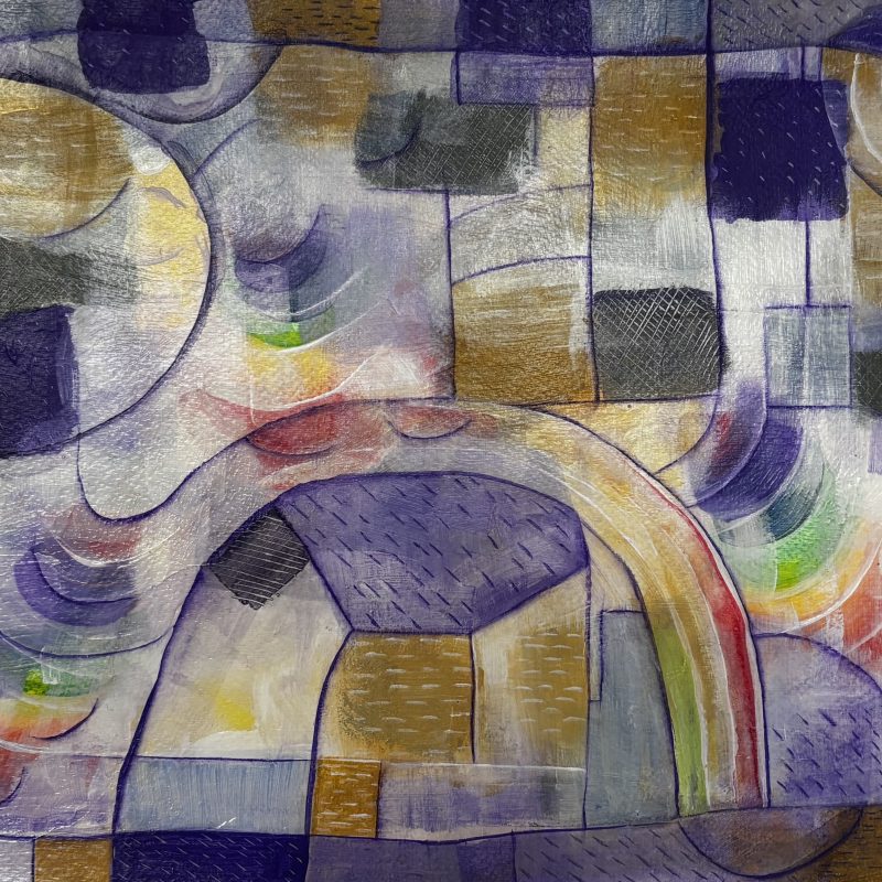 Abstract shapes and rainbows