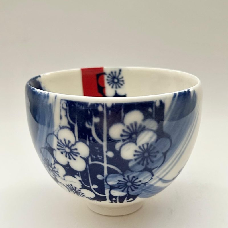 Blue and white china bowl