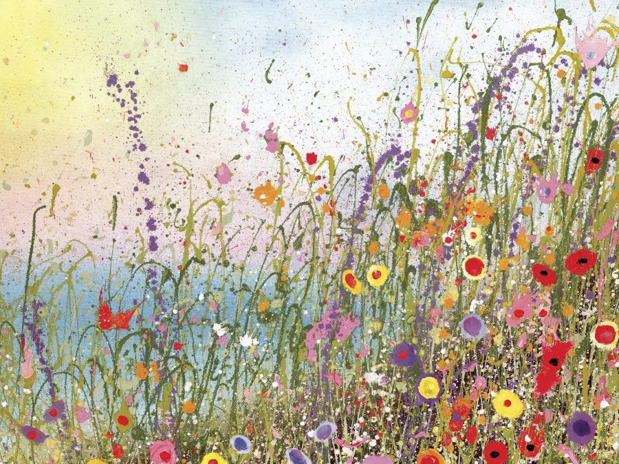 Seascape with Wildflowers