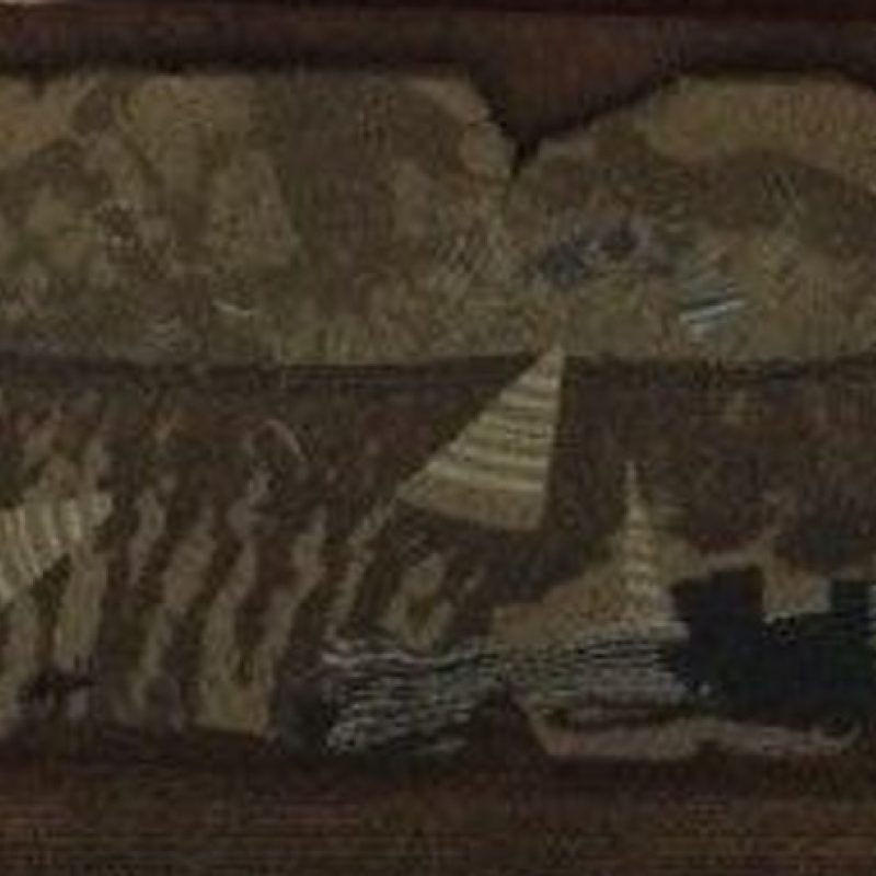 flat pottery abstract design