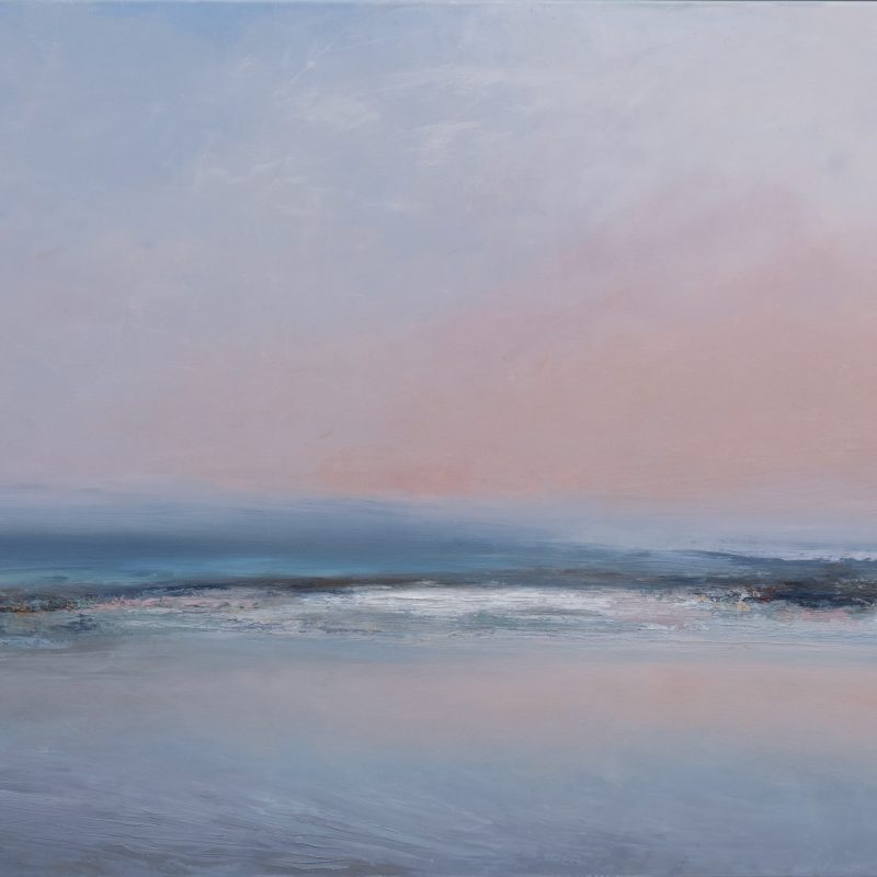 Large dreamy semi abstract seascape