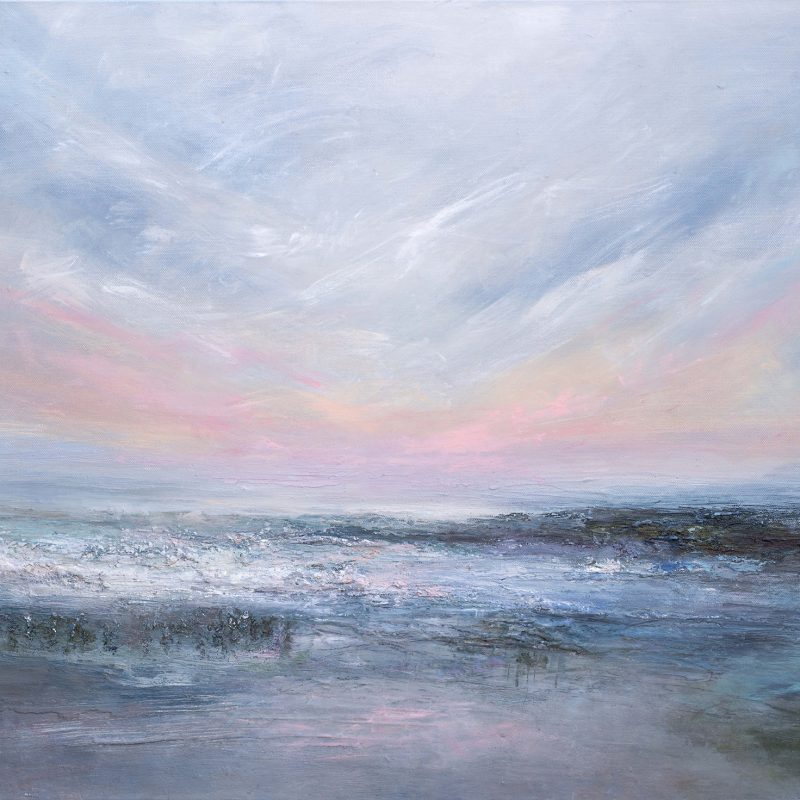 semi abstract seascape