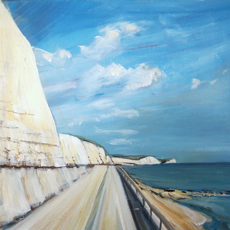 Coastal Path Under White Cliffs