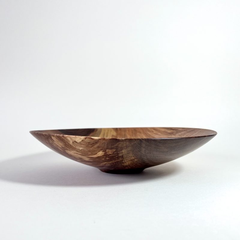 Thin turned Walnut dish
