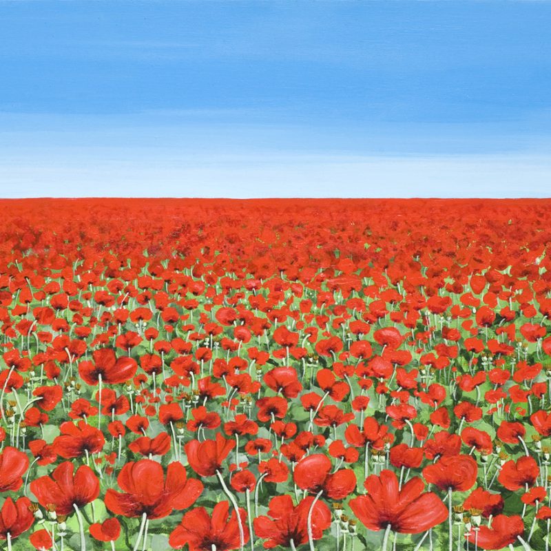 poppy fields painting