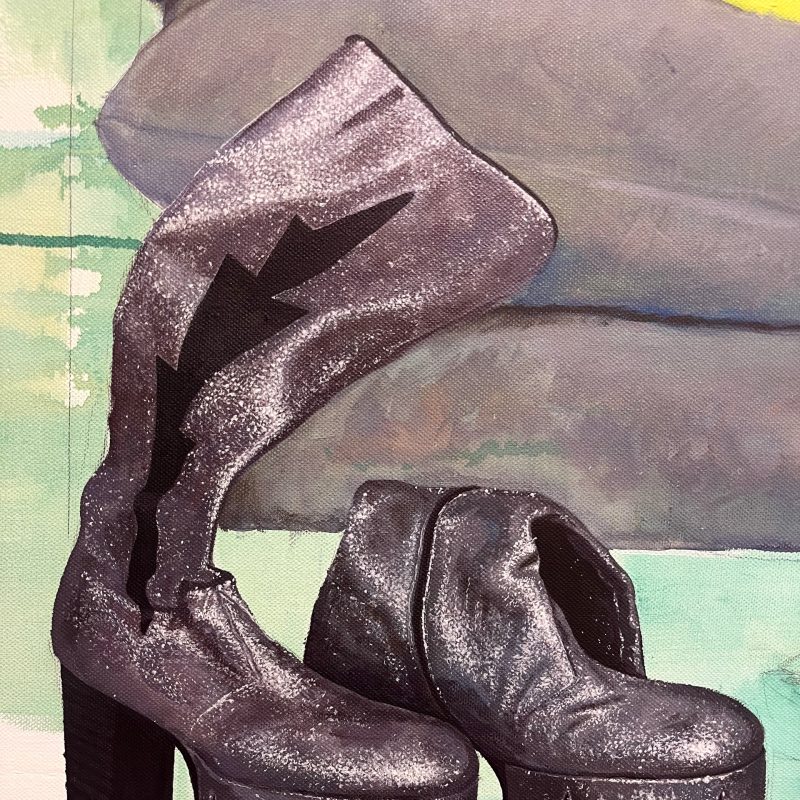 Boots from a portrait